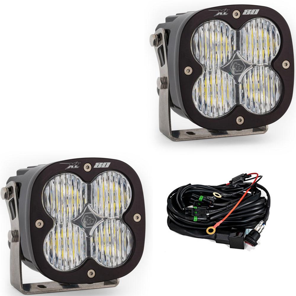 XL80 LED Auxiliary Light Pod Pair Baja Designs Auxiliary Light  AXOPROS