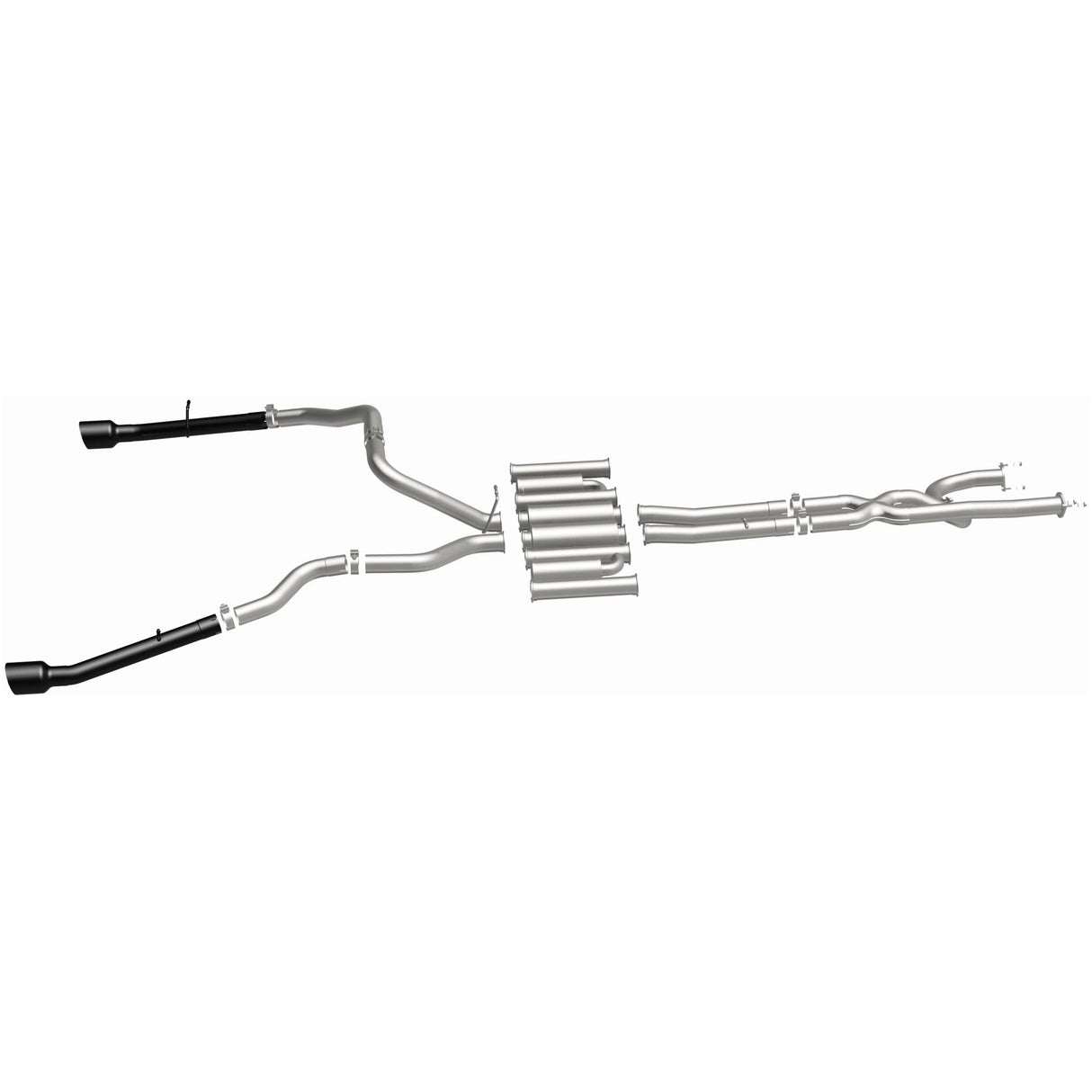 XMOD Series Black Cat-Back System MagnaFlow Exhaust Products Exhaust System Kit  AXOPROS