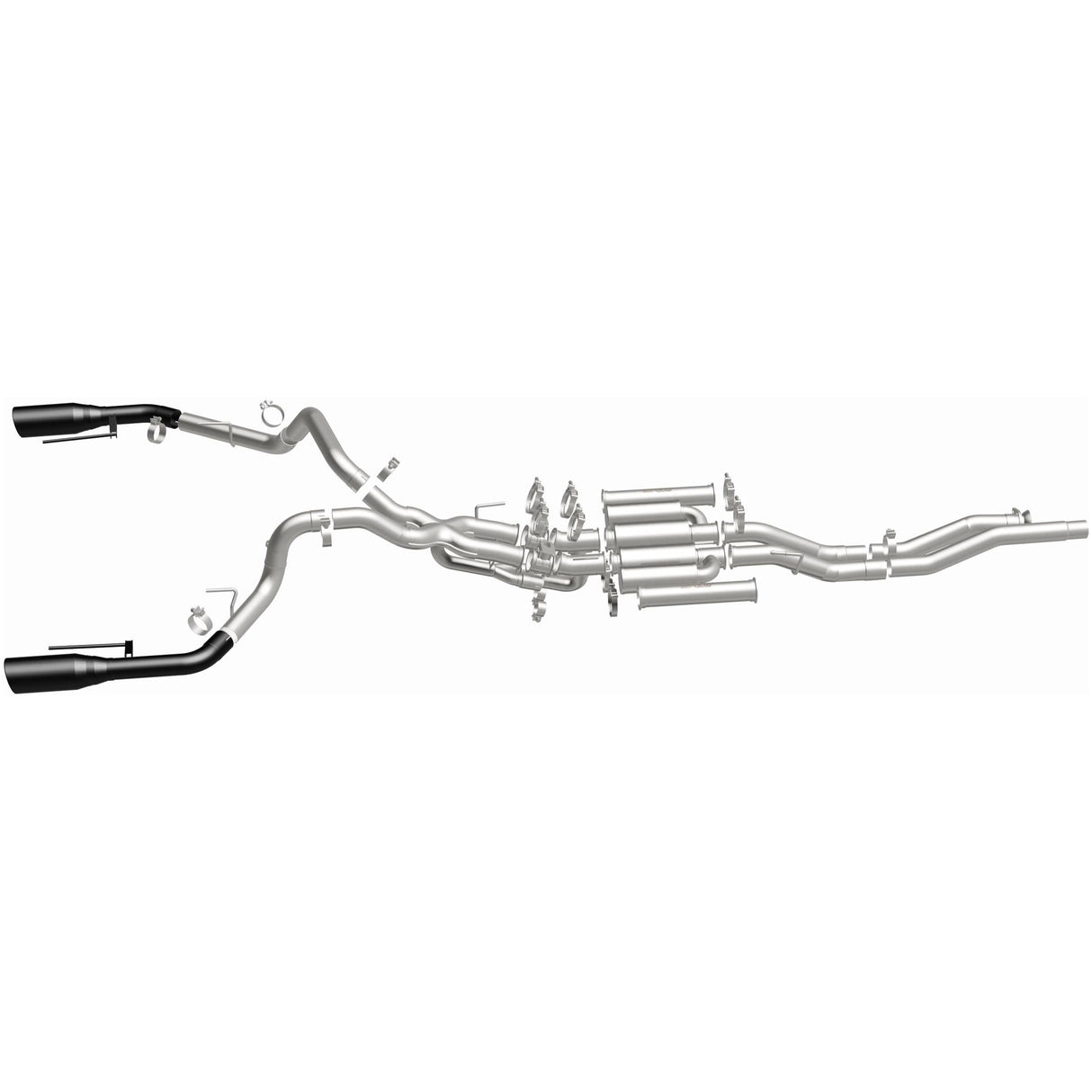 XMOD Series Black Cat-Back System MagnaFlow Exhaust Products Exhaust System Kit  AXOPROS