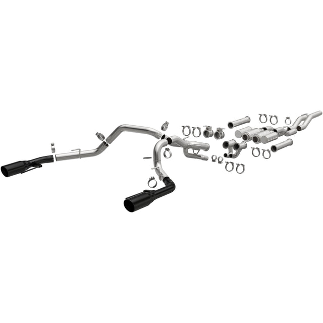 XMOD Series Black Cat-Back System MagnaFlow Exhaust Products Exhaust System Kit  AXOPROS