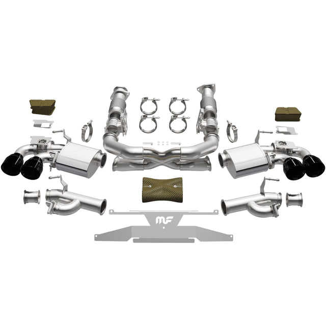 XMOD Series Black Chrome Cat-Back System MagnaFlow Exhaust Products Exhaust System Kit  AXOPROS