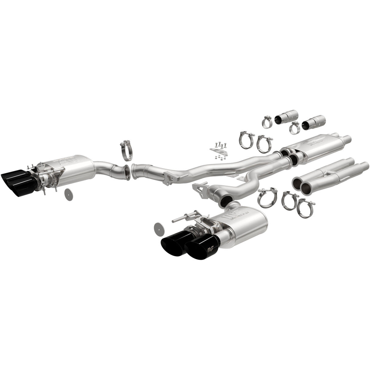 XMOD Series Black Chrome Cat-Back System MagnaFlow Exhaust Products Exhaust System Kit  AXOPROS
