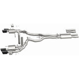 XMOD Series Carbon Fiber Tips Cat-Back System MagnaFlow Exhaust Products Exhaust System Kit  AXOPROS