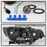 xTune 09-14 Acura TSX Projector Headlights - Light Bar DRL - Black (PRO-JH-ATSX09-LB-BK) SPYDER Headlights  AXOPROS