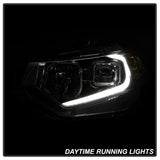 xTune 09-14 Acura TSX Projector Headlights - Light Bar DRL - Chrome (PRO-JH-ATSX09-LB-C) SPYDER Headlights  AXOPROS