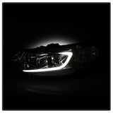xTune 09-14 Acura TSX Projector Headlights - Light Bar DRL - Chrome (PRO-JH-ATSX09-LB-C) SPYDER Headlights  AXOPROS