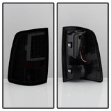 xTune 09-18 Dodge Ram 1500 LED Tail Lights - Black Smoke (ALT-ON-DR09-LBLED-BSM) SPYDER Tail Lights  AXOPROS