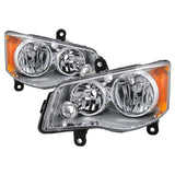 xTune 11-17 Dodge Grand Caravan OEM Style Headlights - Chrome (HD-JH-CHRTC08-AM-C) SPYDER Headlights  AXOPROS