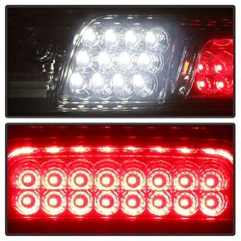 xTune 14-16 Chevrolet Silverado 1500 LED 3rd Brake Light - Smoke (BKL-CSIL14-LED-SM) SPYDER Brake Lights  AXOPROS