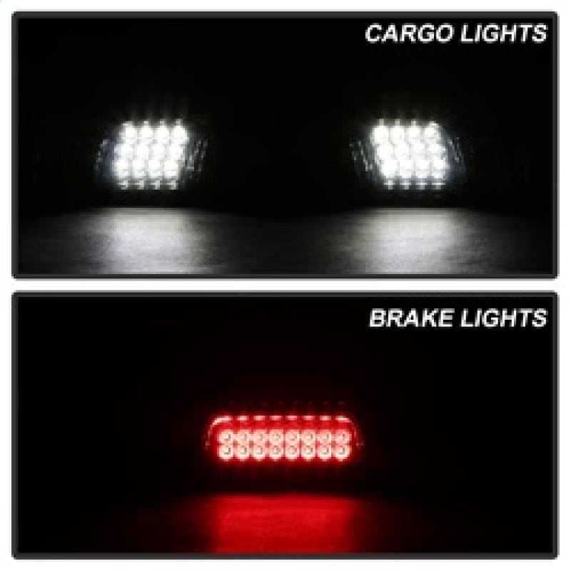 xTune 14-16 Chevrolet Silverado 1500 LED 3rd Brake Light - Smoke (BKL-CSIL14-LED-SM) SPYDER Brake Lights  AXOPROS