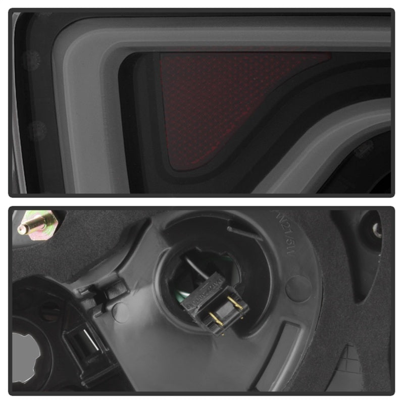 xTune 14-18 Chevy Impala (Excl 14-16 Limited) LED Tail Lights - Black Smoke (ALT-JH-CIM14-LBLED-BSM) SPYDER Tail Lights  AXOPROS