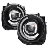 xTune 15-17 Jeep Renegade Light Bar DRL Projector Headlights -Black (PRO-JH-JREN-LBDRL-BK) SPYDER Headlights  AXOPROS