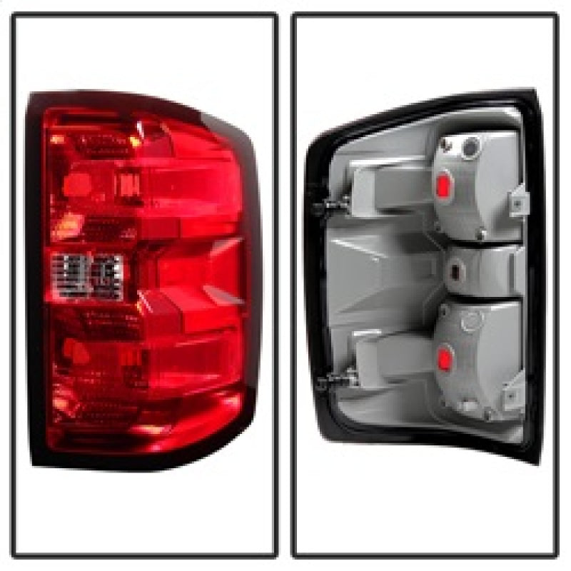 Xtune Chevy Silverado 2014-2016 Passenger Side Tail Lights - OEM Right ALT-JH-CS14-OE-R SPYDER Tail Lights  AXOPROS
