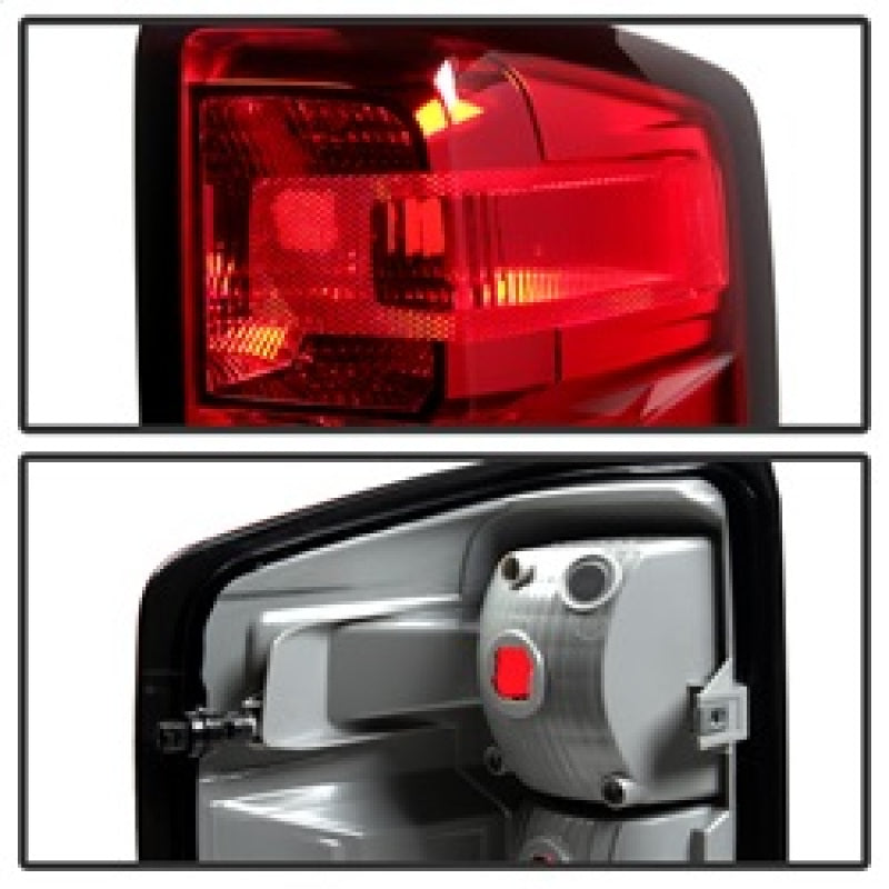 Xtune Chevy Silverado 2014-2016 Passenger Side Tail Lights - OEM Right ALT-JH-CS14-OE-R SPYDER Tail Lights  AXOPROS
