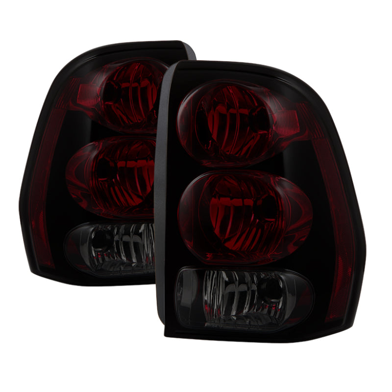 Xtune Chevy Trailblazer 02-09 w/ Circuit Board Model Tail Lights Red Smoked ALT-JH-CTB02-OE-RSM SPYDER Tail Lights  AXOPROS