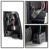 Xtune Dodge Ram 1500 09-14 LED Tail Lights Incandescent Model Only Black Smoke ALT-JH-DR09-LED-BKSM SPYDER Tail Lights  AXOPROS