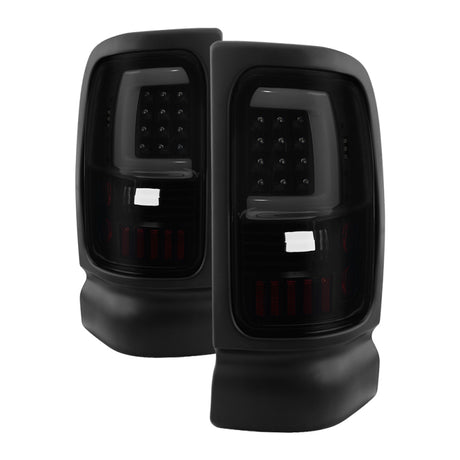xTune Dodge Ram 1500 94-01 Tail Lights - Light Bar LED - Black ALT-ON-DRAM94V3-LBLED-BSM SPYDER Tail Lights  AXOPROS