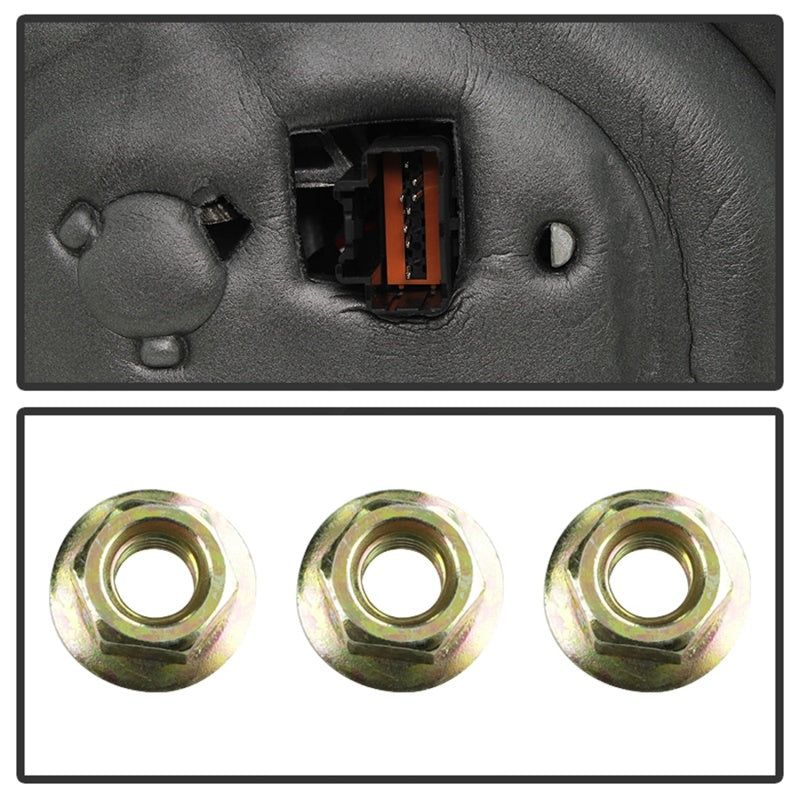 Xtune Ford F150 07-14 Power Heated Amber LED Signal Telescoping Mirror Left MIR-FF15007S-PWH-AM-L SPYDER Side Mirrors  AXOPROS