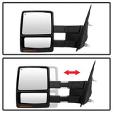 Xtune Ford F150 07-14 Power Heated Amber LED Signal Telescoping Mirror Left MIR-FF15007S-PWH-AM-L SPYDER Side Mirrors  AXOPROS