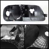 Xtune Ford F150 97-03 / Expedition 97-02 Crystal Headlights w/Corner Black HD-JH-FF15097-SET-AM-BK SPYDER Headlights  AXOPROS