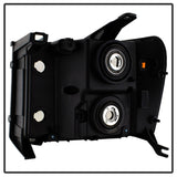Xtune GMC Sierra 07-13 Crystal Headlights Black HD-JH-GSIE07-AM-BK SPYDER Headlights  AXOPROS