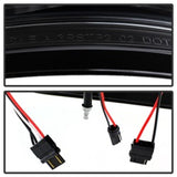 Xtune GMC Sierra 07-13 LED Tail Lights Black ALT-ON-GS07-G2-LED-BK SPYDER Tail Lights  AXOPROS