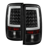 Xtune GMC Sierra 07-13 LED Tail Lights Black ALT-ON-GS07-G2-LED-BK SPYDER Tail Lights  AXOPROS