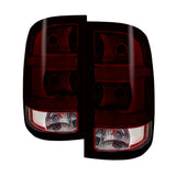 Xtune GMC Sierra 2007-2013 OEM Style Tail Light Red Smoked ALT-JH-GS07-OE-RSM SPYDER Tail Lights  AXOPROS
