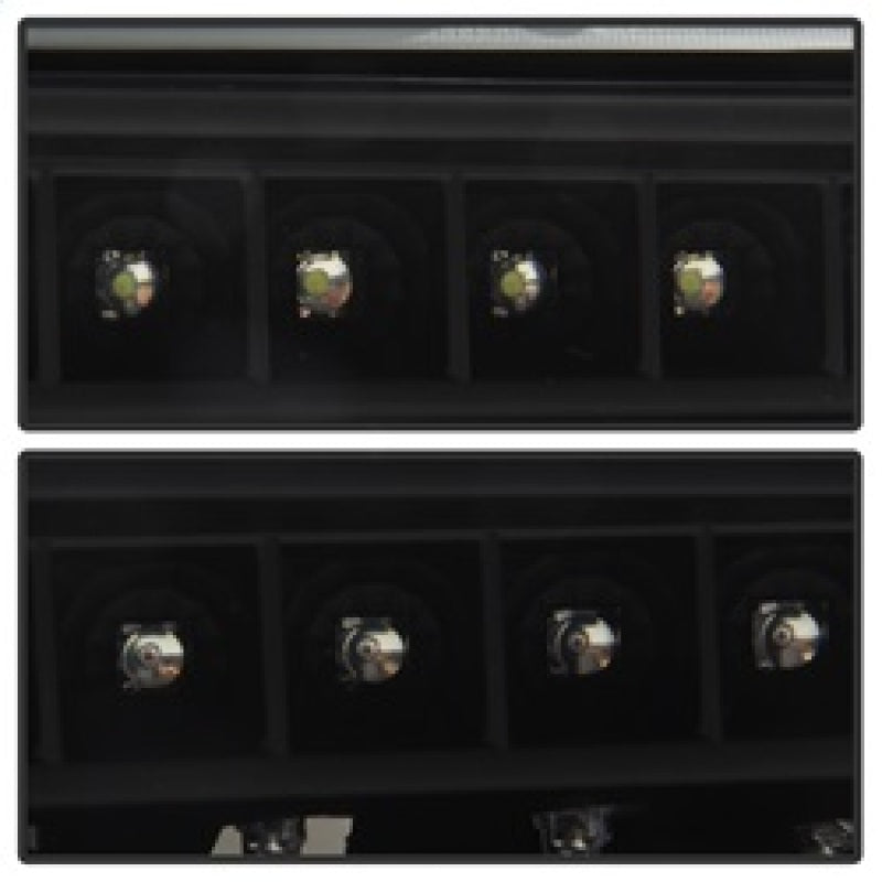 xTune GMC Sierra 99-06 /Yukon 00-06 Headlights & LED Bumper Lights - Black HD-JH-GS99-LED-SET-BK SPYDER Headlights  AXOPROS