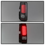 Xtune Hummer H3 06-09 ( Non H3T ) LED Tail Lights Black ALT-ON-HH306-LED-BK SPYDER Tail Lights  AXOPROS