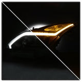 xTune Infiniti G37 Coupe (non-AFS) 08-15 Projector Headlights - Black PRO-JH-IG3708-2D-LB-BK SPYDER Headlights  AXOPROS