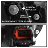 xTune Infiniti G37 Coupe (non-AFS) 08-15 Projector Headlights - Black PRO-JH-IG3708-2D-LB-BK SPYDER Headlights  AXOPROS