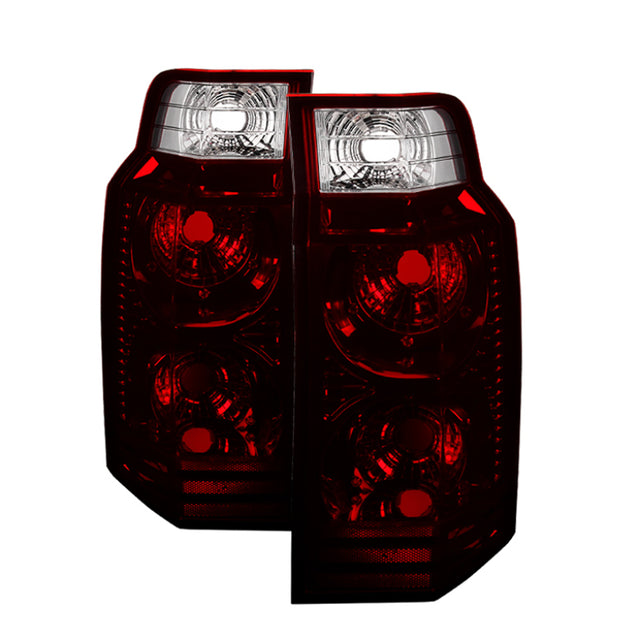 Xtune Jeep Commander 06-10 OEM Style Tail Lights -Red Smoked ALT-JH-JCOM06-OE-RSM SPYDER Tail Lights  AXOPROS