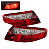 Xtune Porsche 911 996 ( Non 4S. Turbo. GT3 ) 99-04 LED Tail Lights Red Clear ALT-ON-P99699-LED-RC SPYDER Tail Lights  AXOPROS