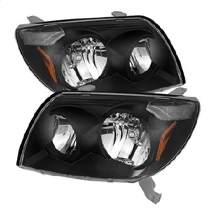 Xtune Toyota 4Runner 03-05 Crystal Headlights Black HD-JH-T4R03-AM-BK SPYDER Headlights  AXOPROS