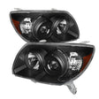 Xtune Toyota 4Runner 06-09 Crystal Headlights Black HD-JH-T4R06-AM-BK SPYDER Headlights  AXOPROS
