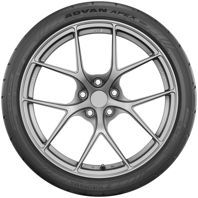 Yokohama Advan Apex V601 Tire - 265/35R18 97Y Yokohama Tire Automotive/UTV Tires - On Road  AXOPROS