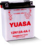 Yuasa 12N12A-4A-1 Conventional 12-Volt Battery Yuasa Battery Batteries  AXOPROS