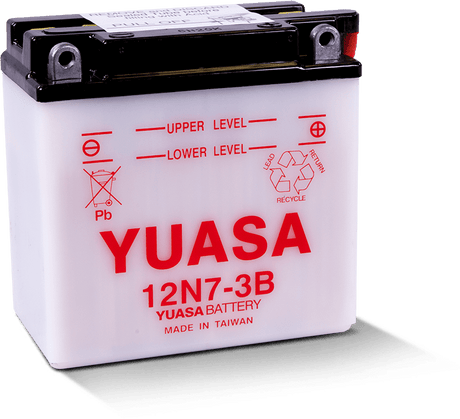 Yuasa 12N7-3B Conventional 12-Volt Battery Yuasa Battery Batteries  AXOPROS