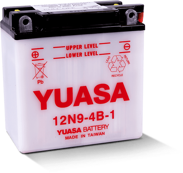 Yuasa 12N9-4B-1 Conventional 12-Volt Battery Yuasa Battery Batteries  AXOPROS