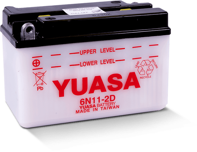 Yuasa 6N11-2D Conventional 6-Volt Battery Yuasa Battery Batteries  AXOPROS