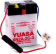 Yuasa 6N2A-2C-3Conventional 6-Volt Battery Yuasa Battery Batteries  AXOPROS