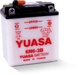 Yuasa 6N6-3B Conventional 6-Volt Battery Yuasa Battery Batteries  AXOPROS
