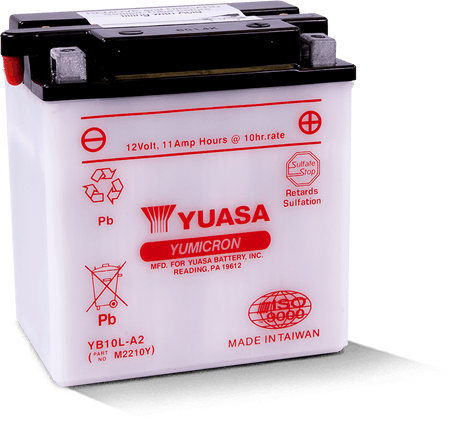 Yuasa YB10L-A2 Yumicron 12-Volt Battery Yuasa Battery Batteries  AXOPROS