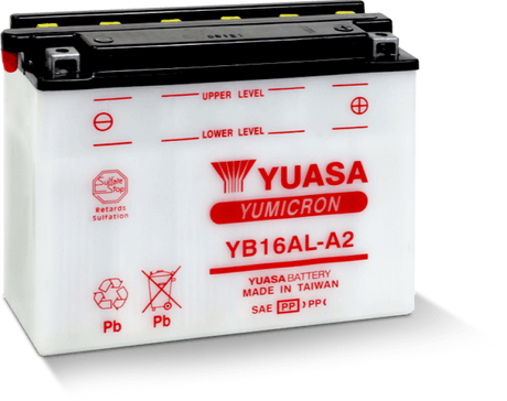 Yuasa YB16AL-A2 Yumicron 12-Volt Battery Yuasa Battery Batteries  AXOPROS