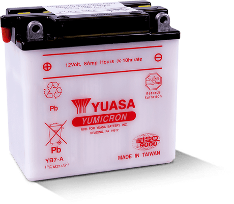 Yuasa YB7-A Yumicron 12-Volt Battery Yuasa Battery Batteries  AXOPROS