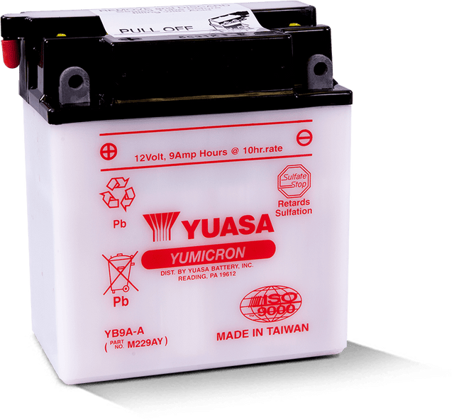 Yuasa YB9A-A Yumicron 12-Volt Battery Yuasa Battery Batteries  AXOPROS