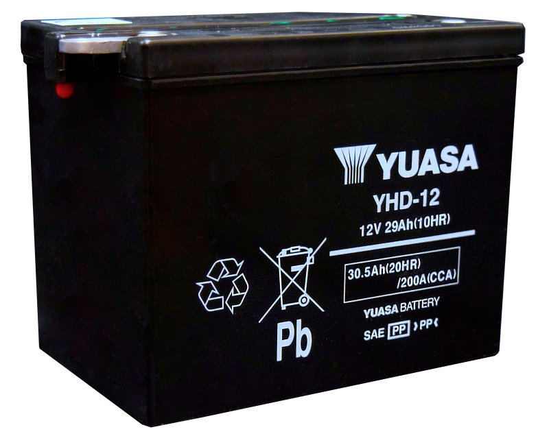 Yuasa YHD-12 Yumicron CX 12-Volt Battery Yuasa Battery Batteries  AXOPROS