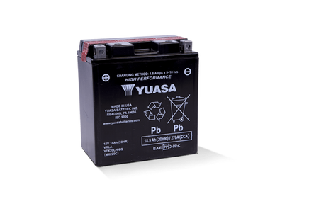Yuasa YTX20CH-BS High Performance AGM Battery w/Bottle Yuasa Battery Batteries  AXOPROS