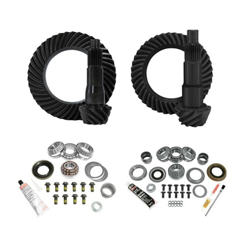 Yukon Complete Gear and Kit Pkg. for JL Jeep Non-Rubicon w/ D35 Rear & D30 Front - 4:56 Gear Ratio Yukon Gear & Axle Differential Install Kits  AXOPROS